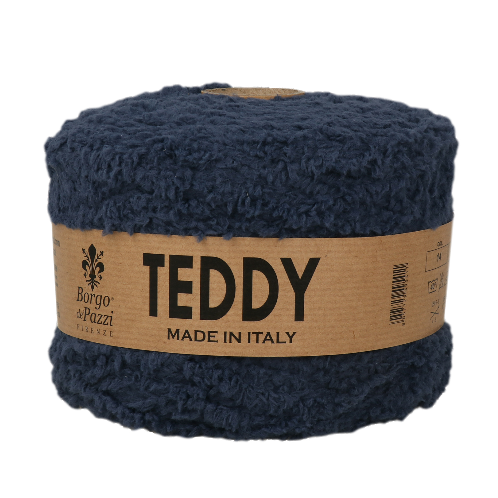 borgo de' pazzi teddy - bleu (14) - 500gr (480mt) | 1pc