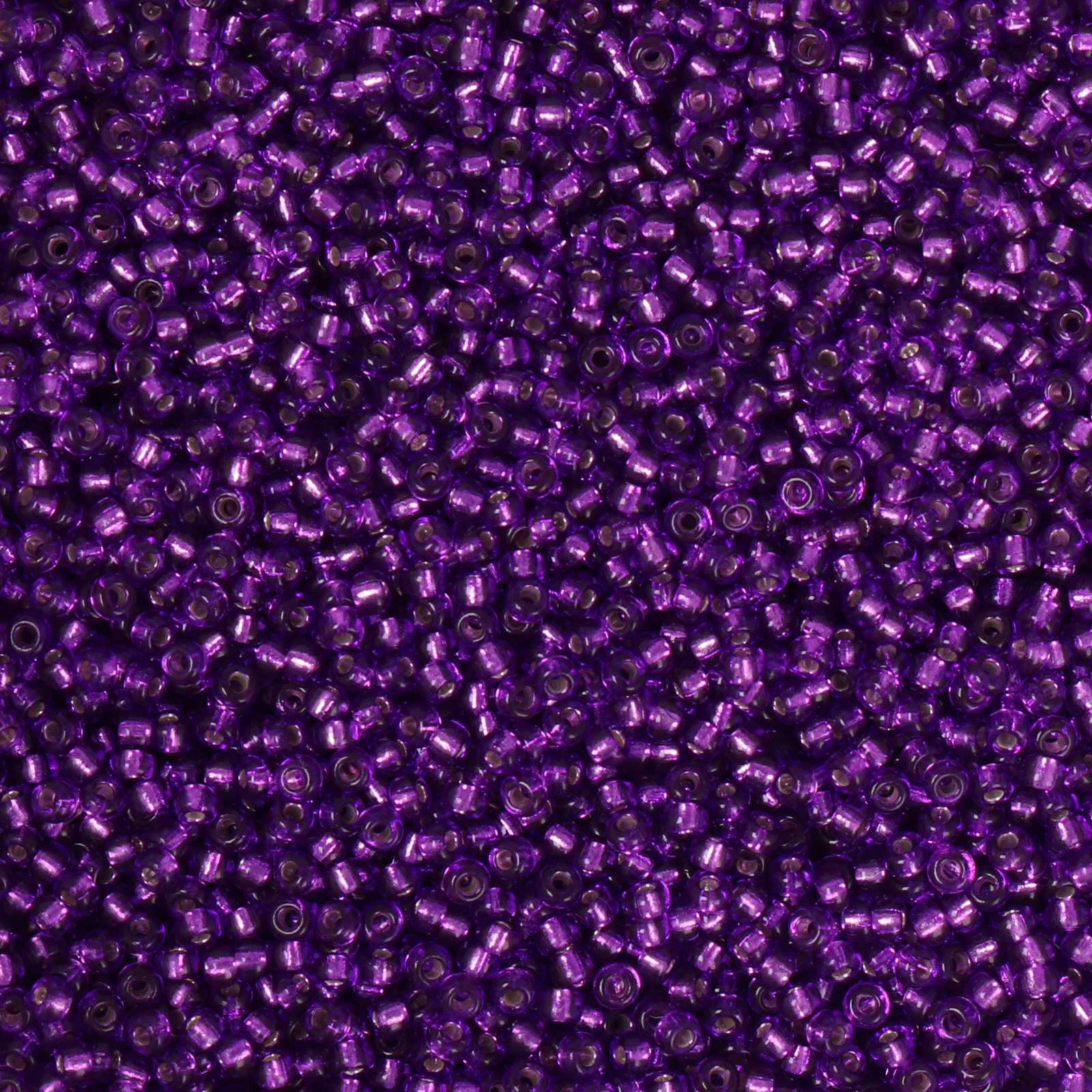 miyuki rocailles 11/0 - silver-lined magenta (1345) | 10gr