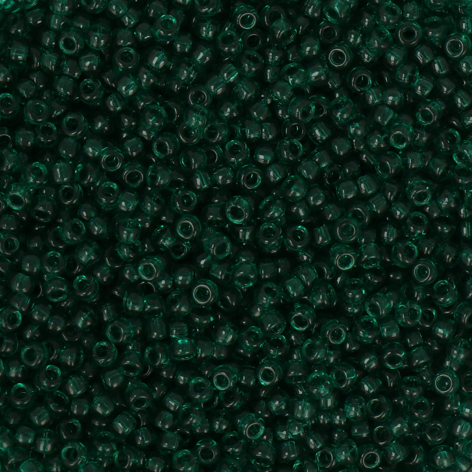 miyuki rocailles 8/0 - transparent emerald (147) | 10gr