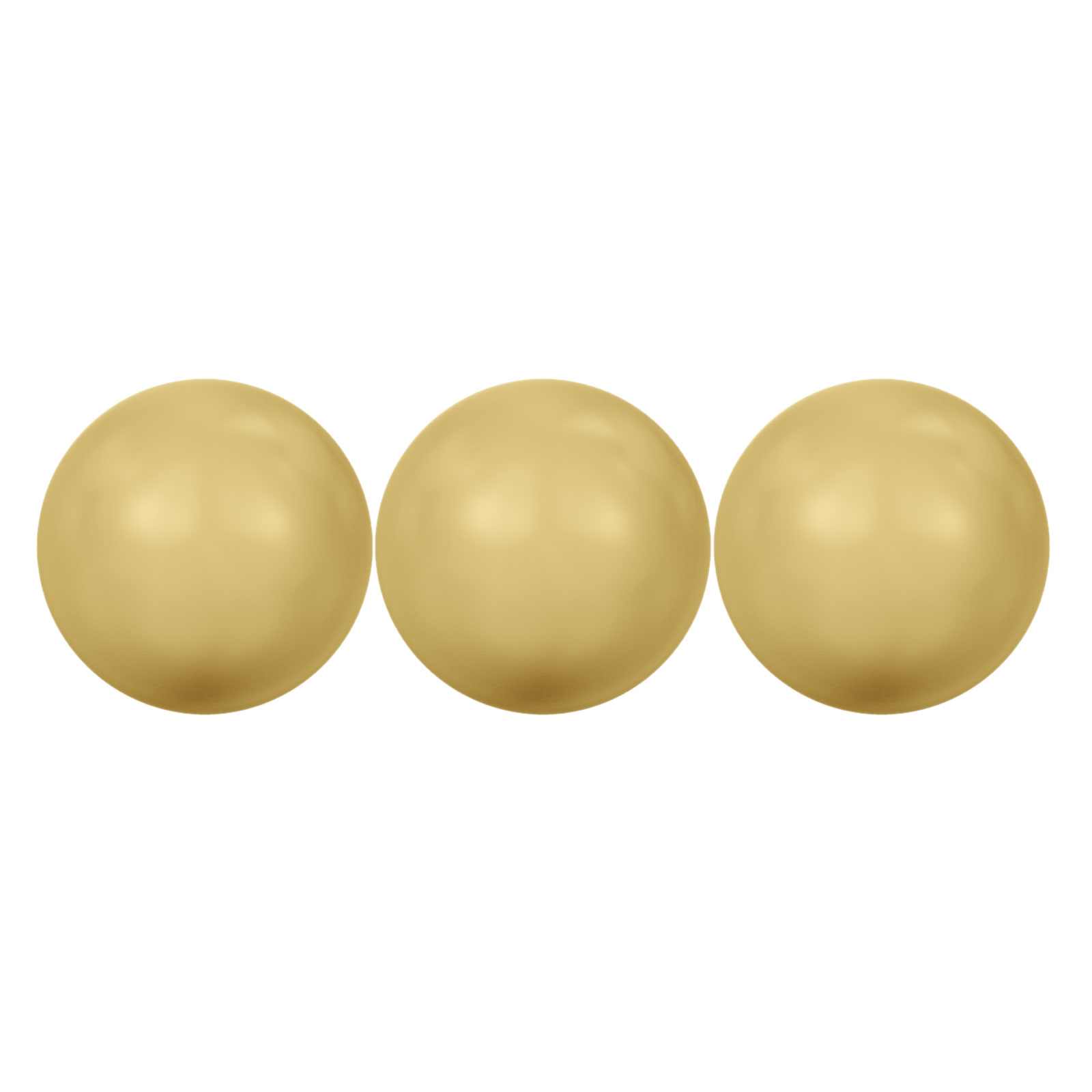 runde perlen (5810) gold 10mm | 5st