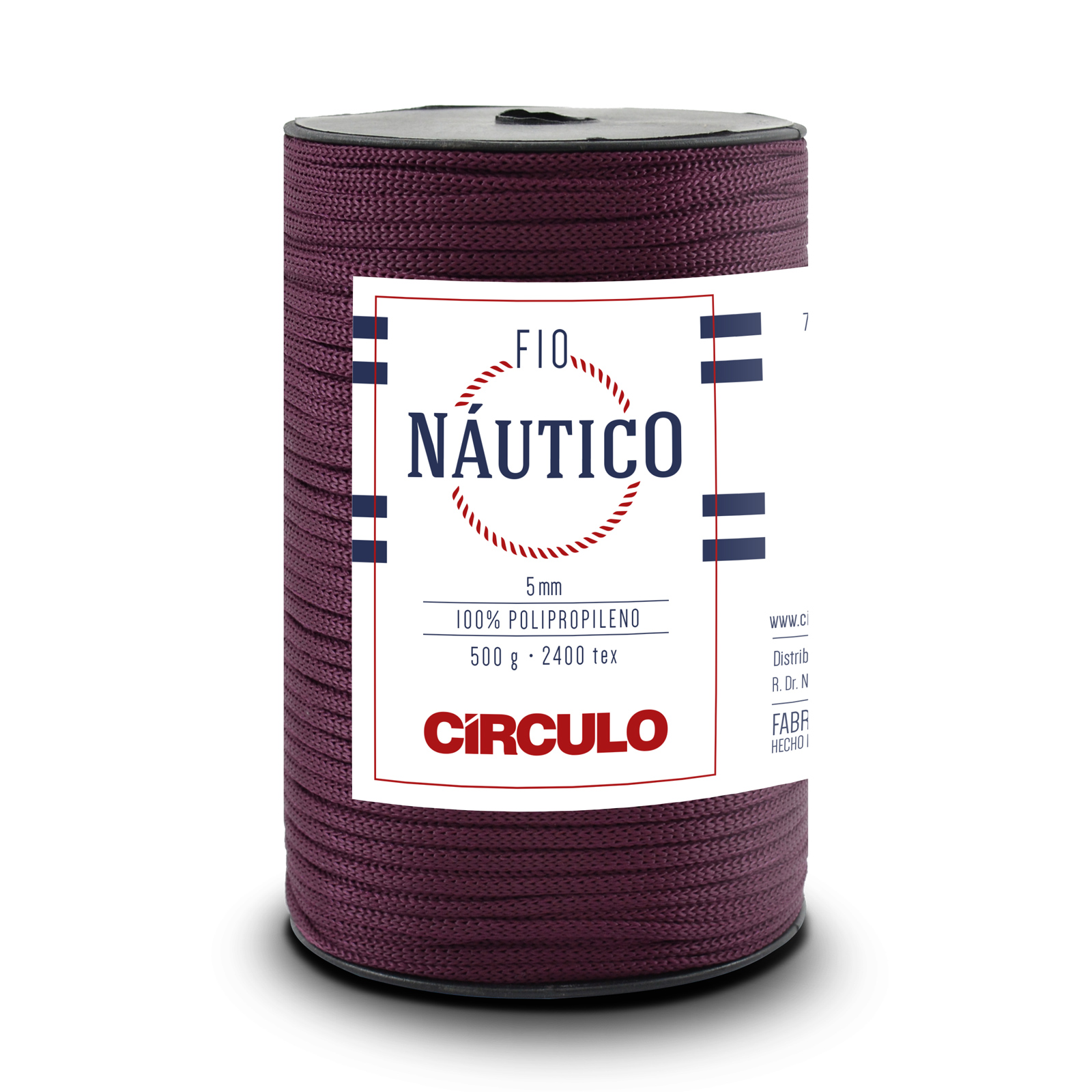 circulo fio nautico - bordeaux (3862) - 500gr | 1pc