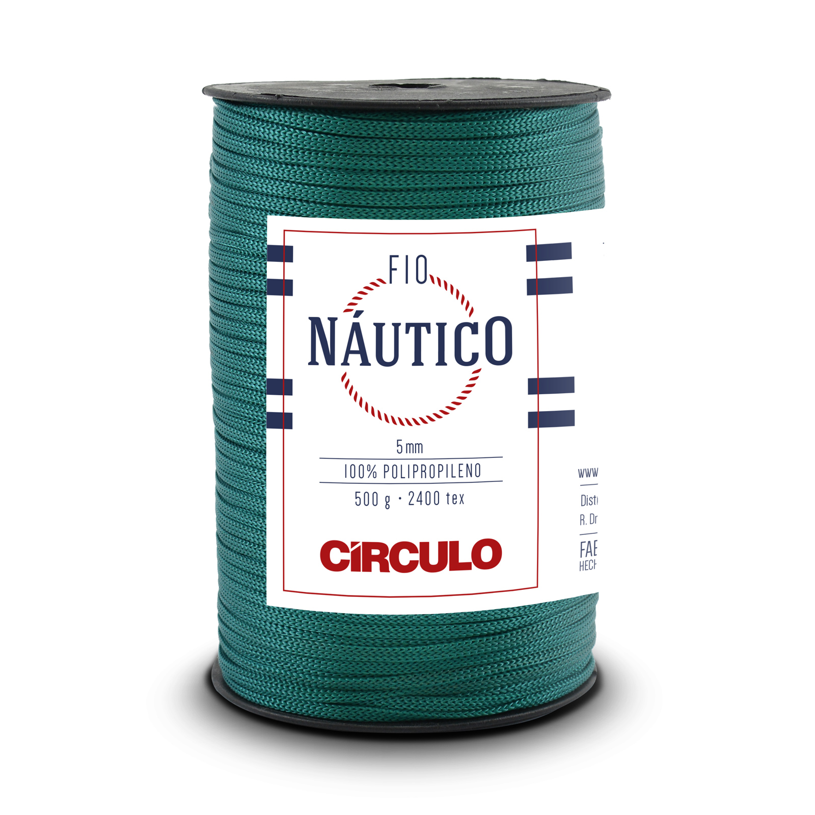 circulo fio nautico - teal (5363) - 500gr | 1pc