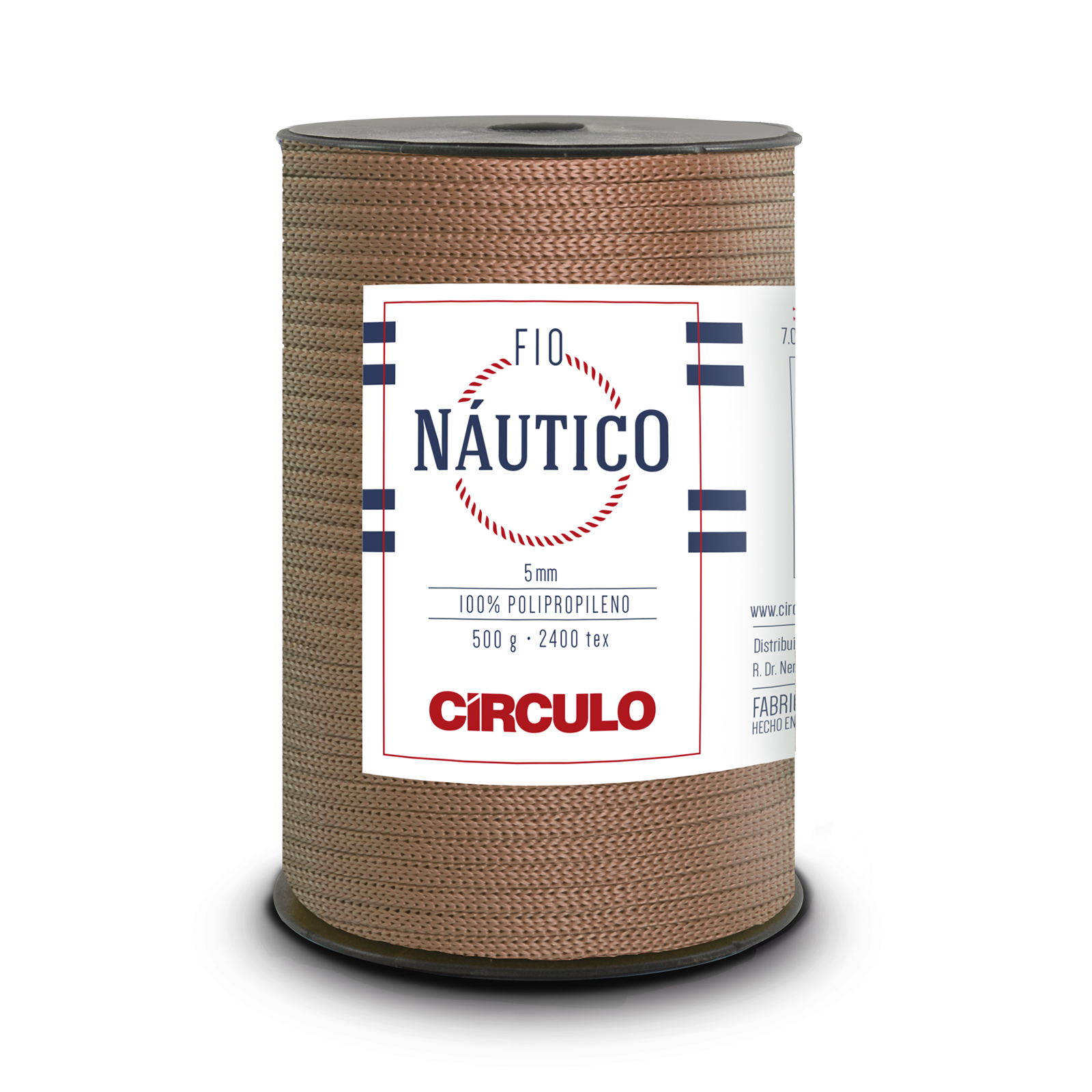 circulo fio nautico - taupe (7831) - 500gr | 1pc