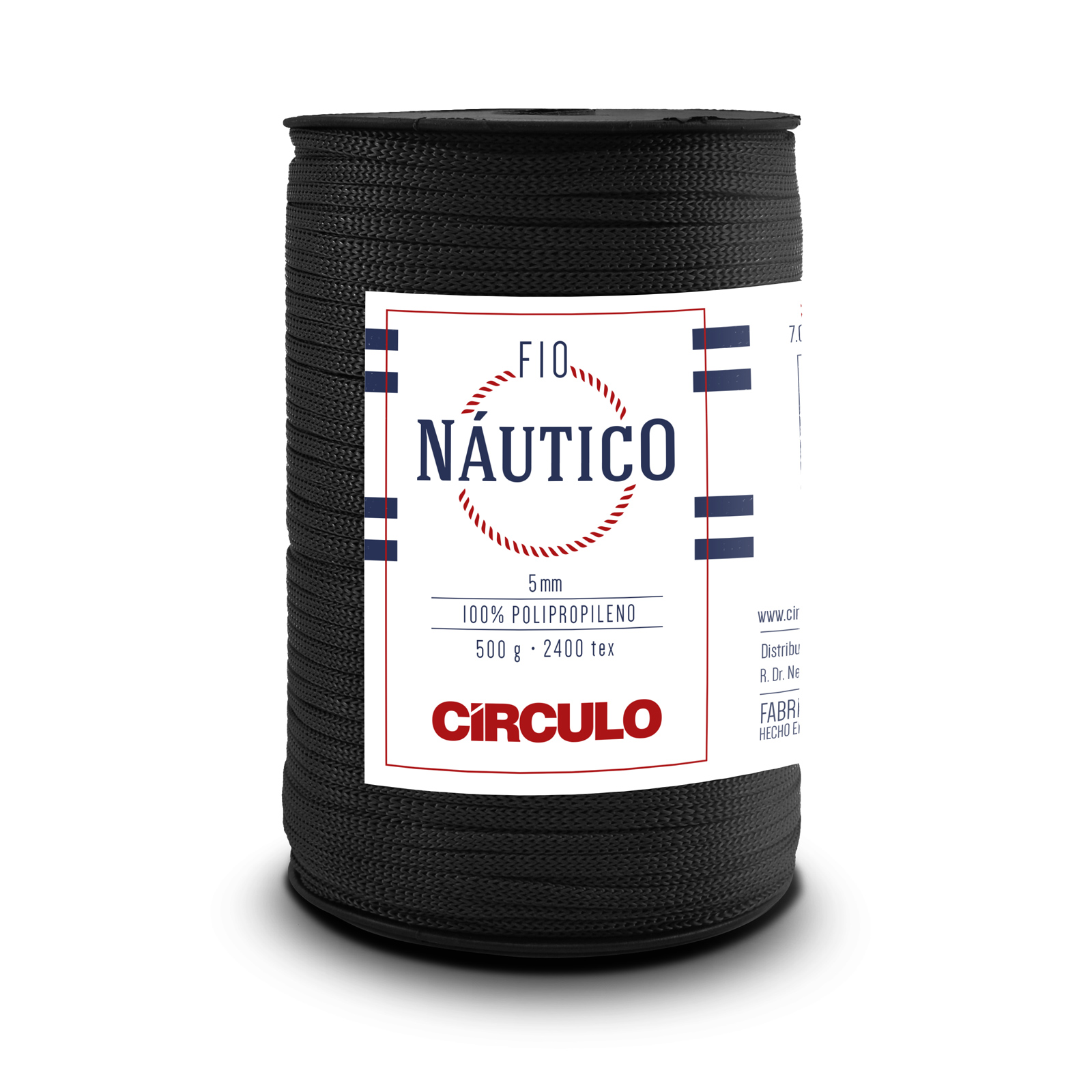 circulo fio nautico - black (8990) - 500gr | 1pc