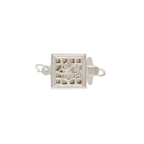 sterling silver filigree box clasp 8,5mm | 1pc