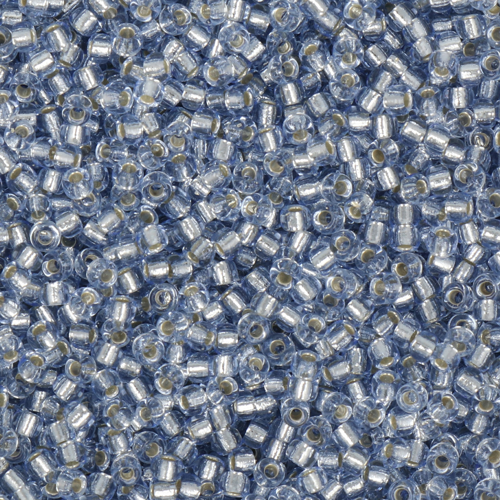miyuki rocailles 8/0 - silver-lined light sapphire (2430) | 10gr