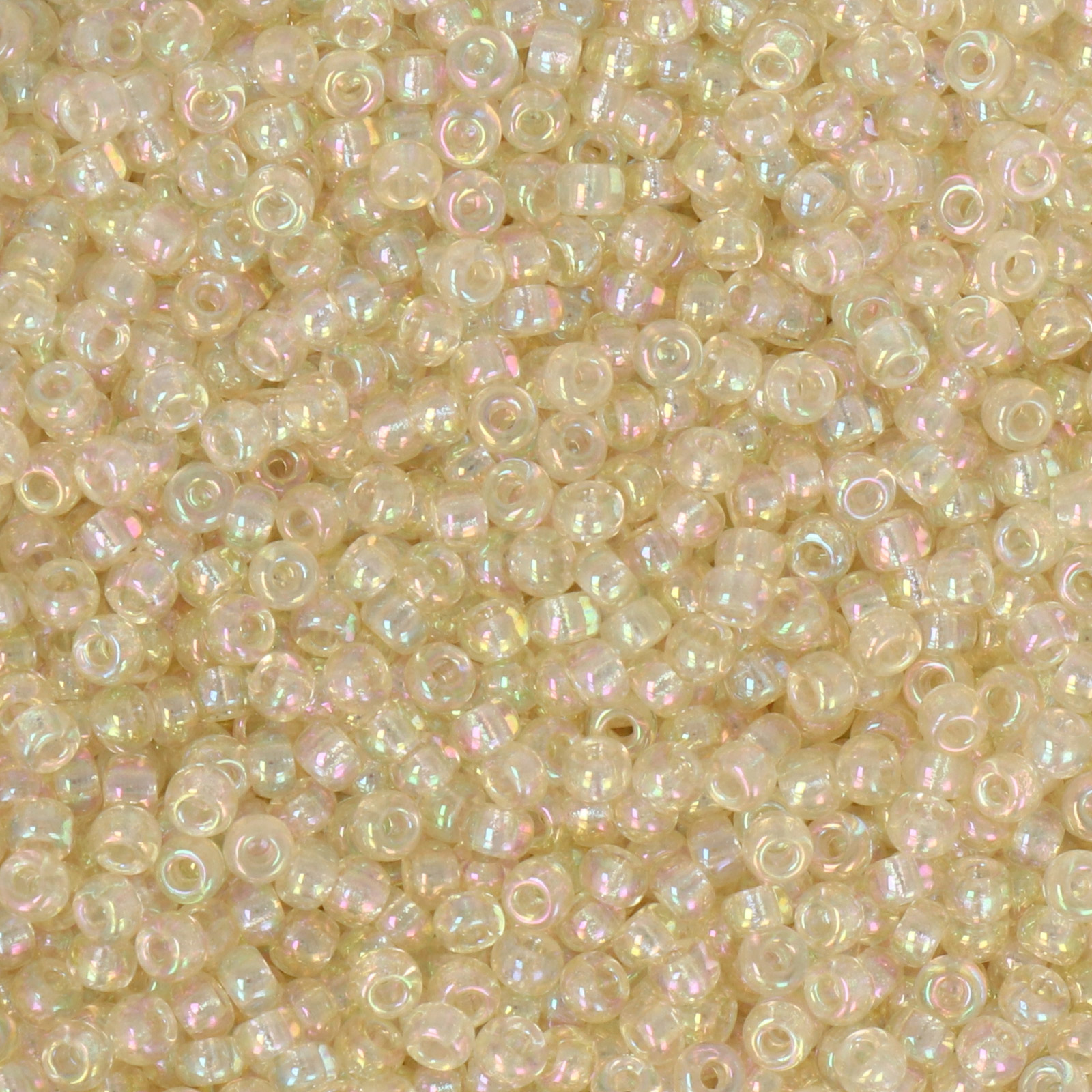miyuki rocailles 8/0 - crystal ivory gold luster (2442) | 10gr