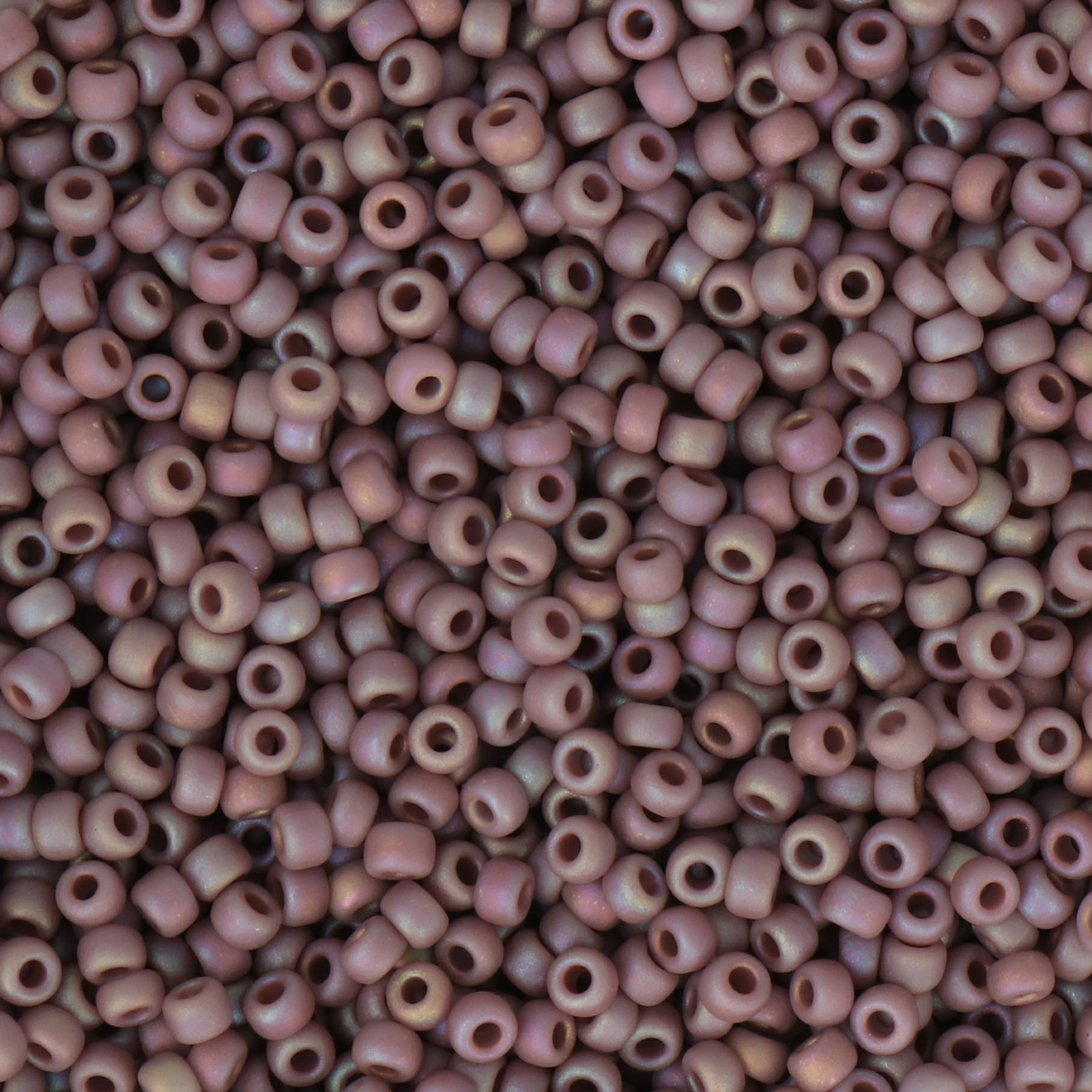 miyuki rocailles 8/0 - matte opaque mauve ab (410f) | 10gr