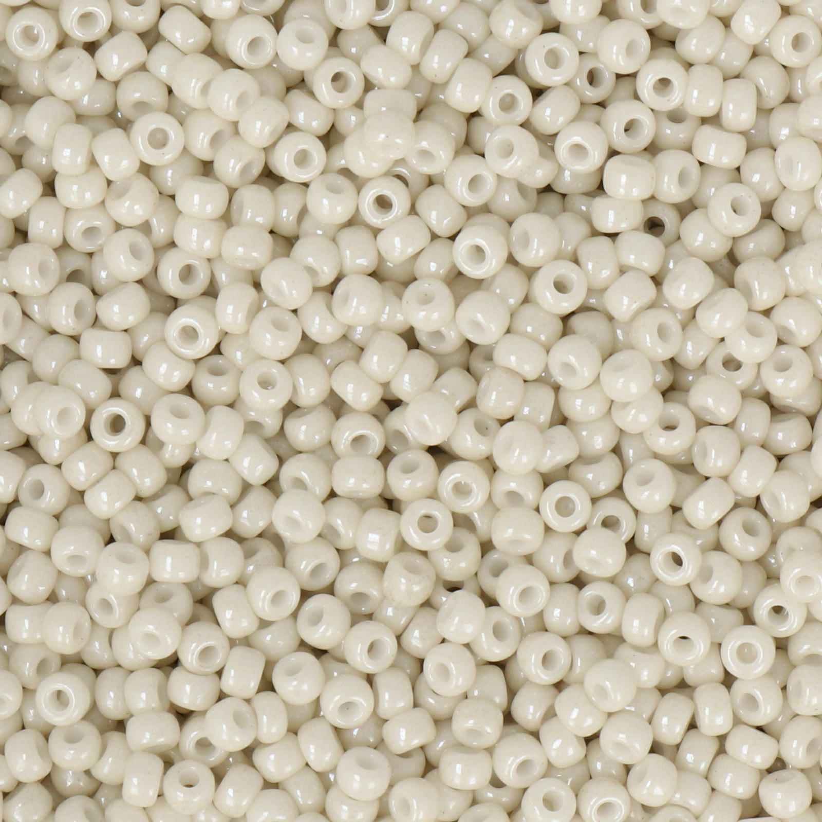 miyuki rocailles 8/0 - luster opaque limestone (600) | 10gr