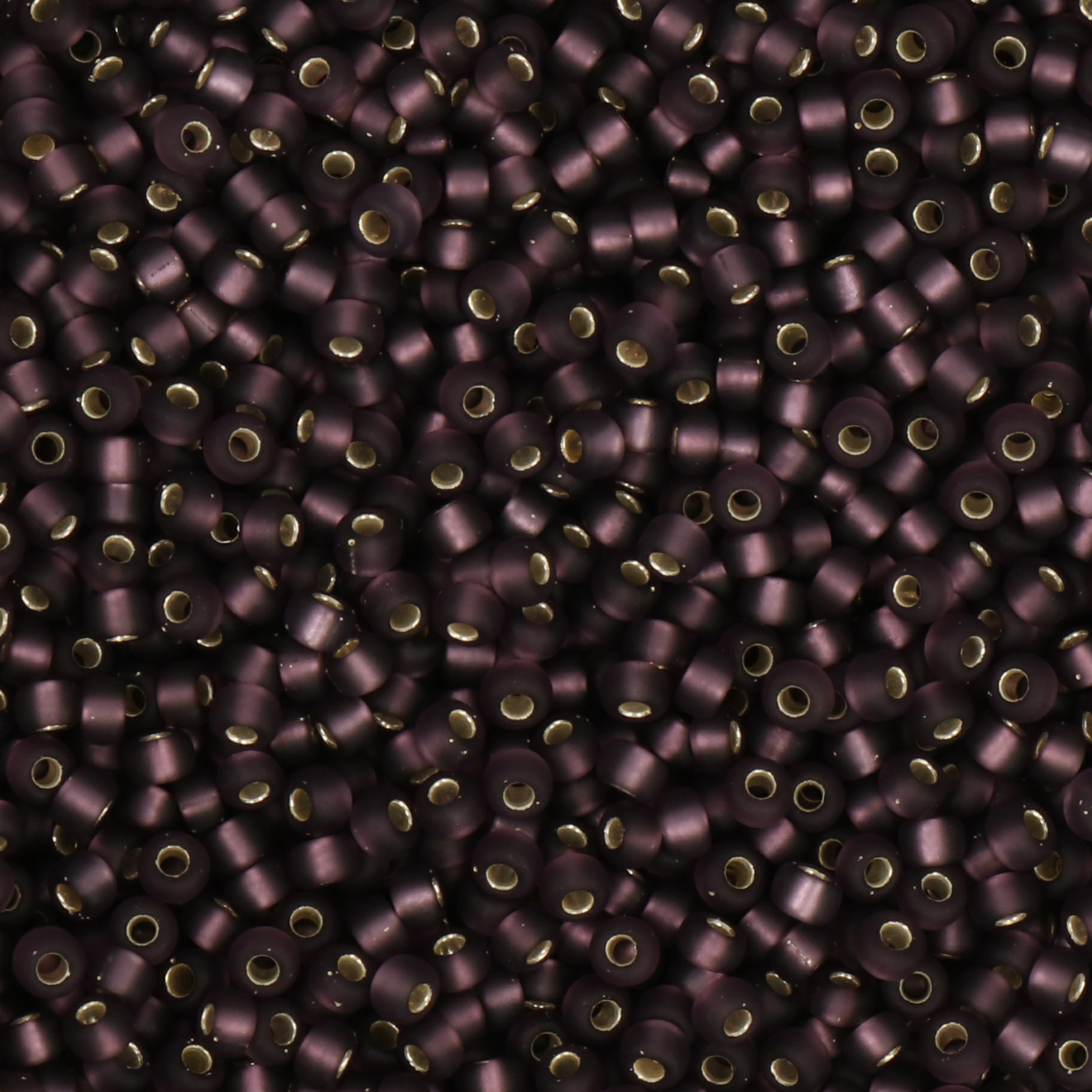 miyuki rocailles 8/0 - matte silver-lined amethyst (24f) | 10gr