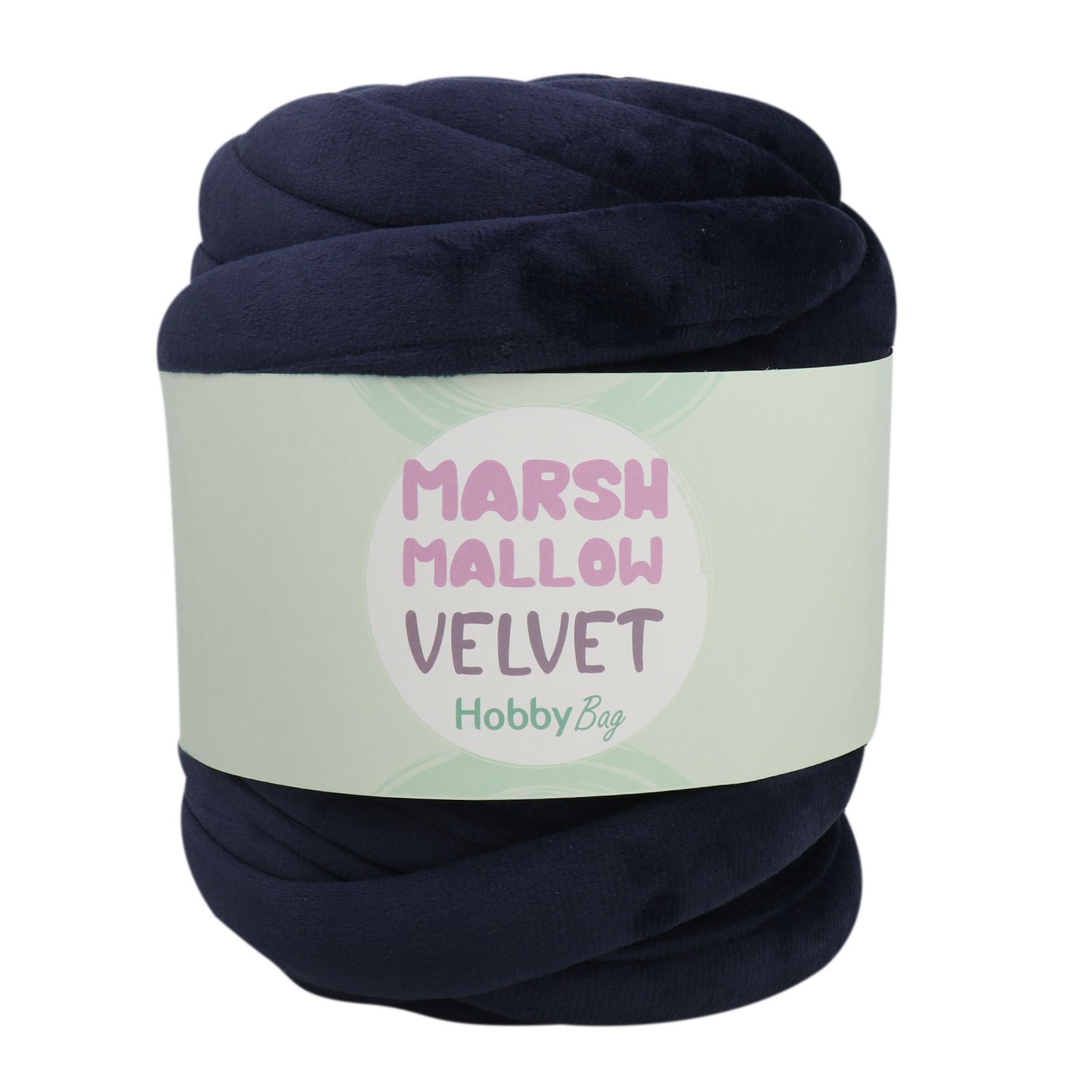 hobbybag marshmallow velvet - navy - 500gr (20mt) | 1pc