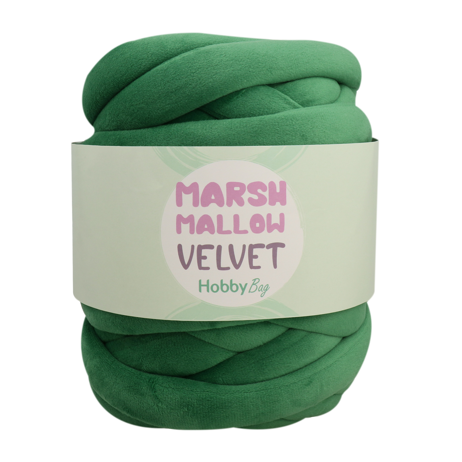 hobbybag marshmallow velvet - emerald - 500gr (20mt) | 1pc