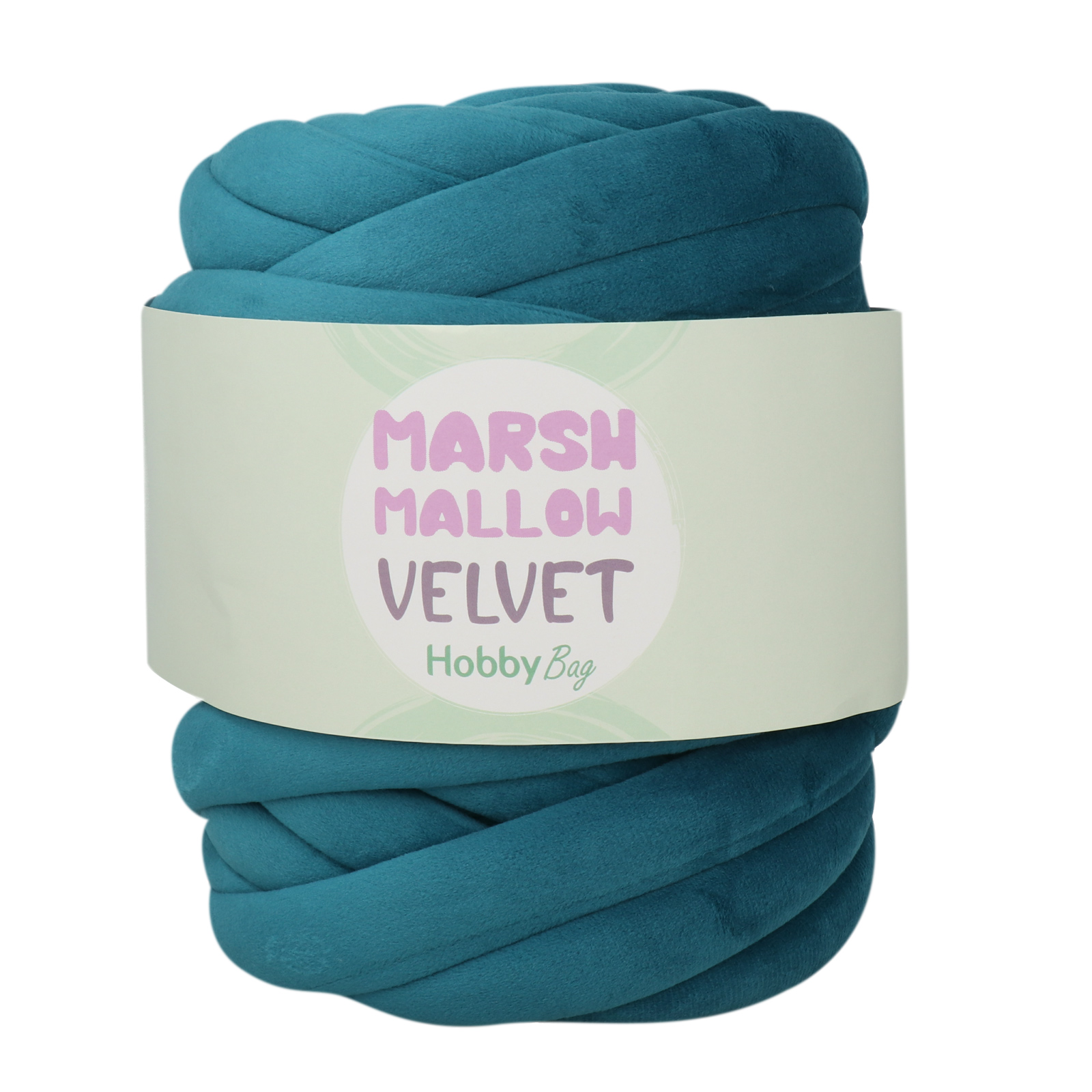 hobbybag marshmallow velvet - blue - 500gr (20mt) | 1pc