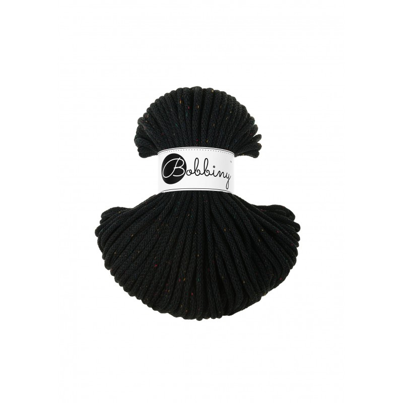 bobbiny premium braided cord - midnight dust 5mm - 50mt | 1pc