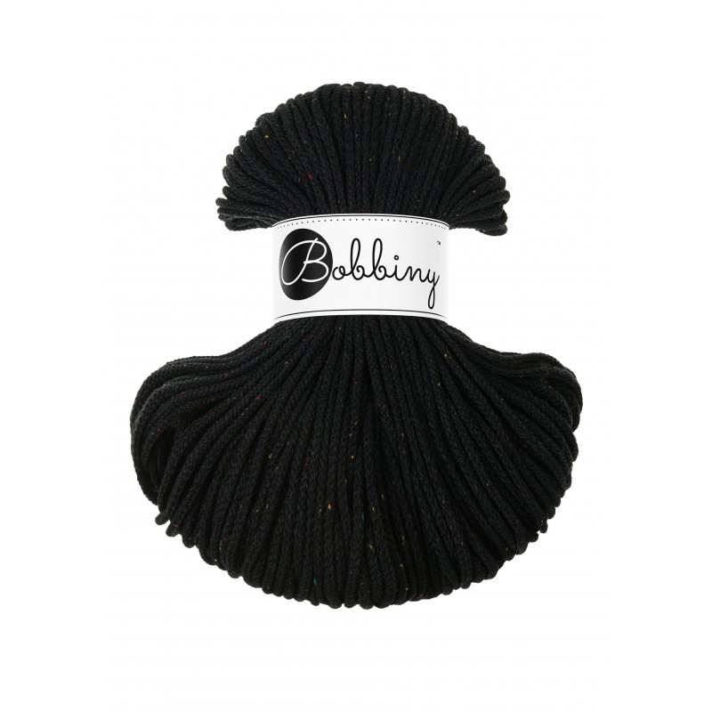 bobbiny junior braided cord - midnight dust 3mm - 100mt | 1pc