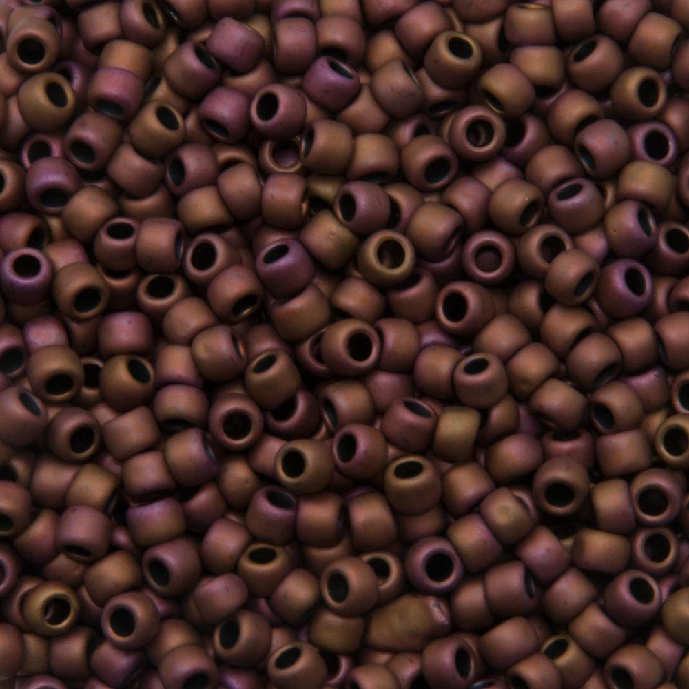 saatperlen toho 8/0 matte color mauve mocha (703) | 10gr