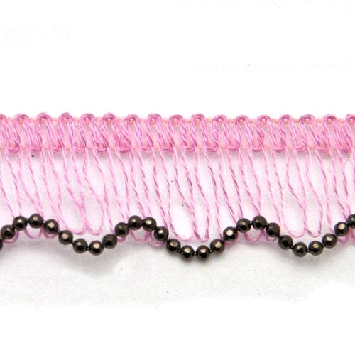 gritty trim pink 12mm | 50cm