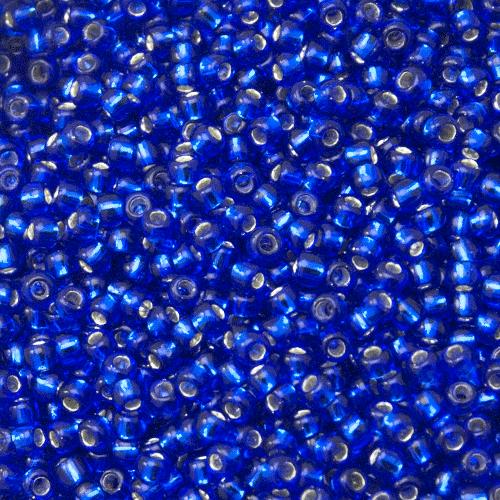 rocaille toho seed beads 11/0 - silver-lined cobalt (28) | 10gr