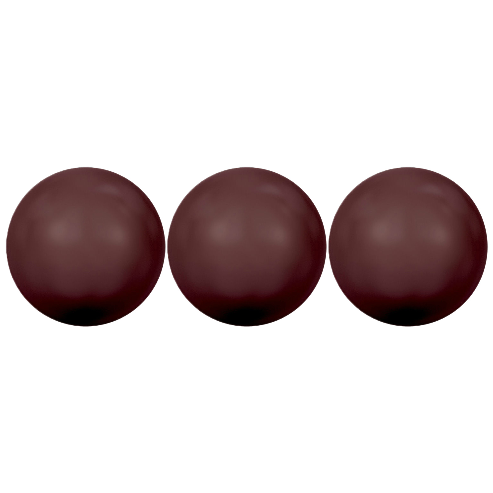 round pearl (5810) maroon 12mm | 4pc