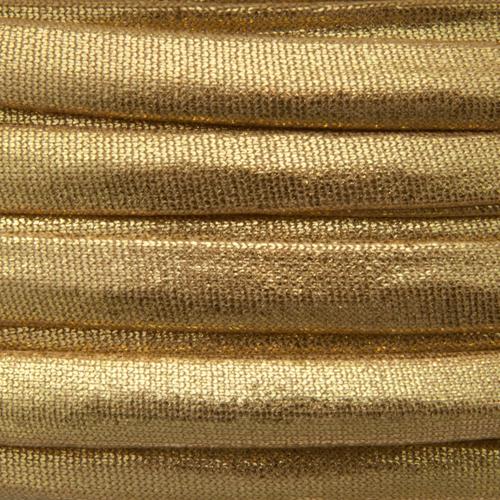 lycra elastic cord - metallic gold 5mm | 1mt