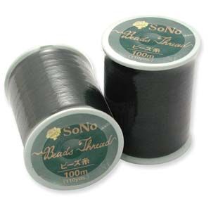 black sono nylon thread -100mt spool | 1pc