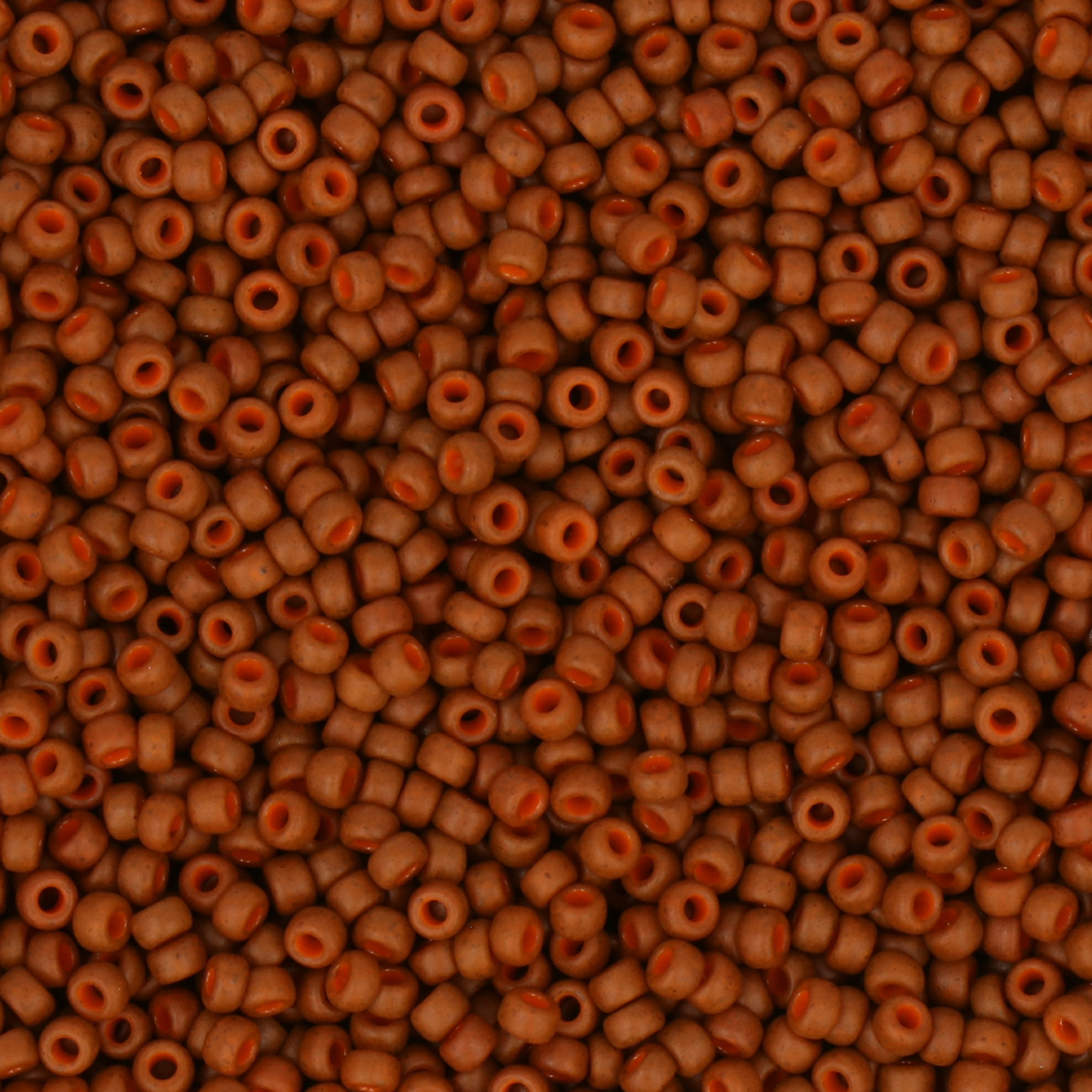 miyuki rocailles 11/0 - dyed opaque chocolate brown (2043) | 10gr