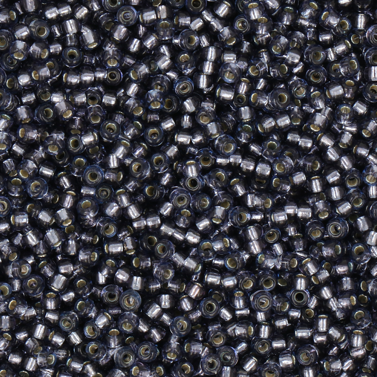 miyuki rocailles 11/0 - silver-lined dyed denim (4276) | 10gr
