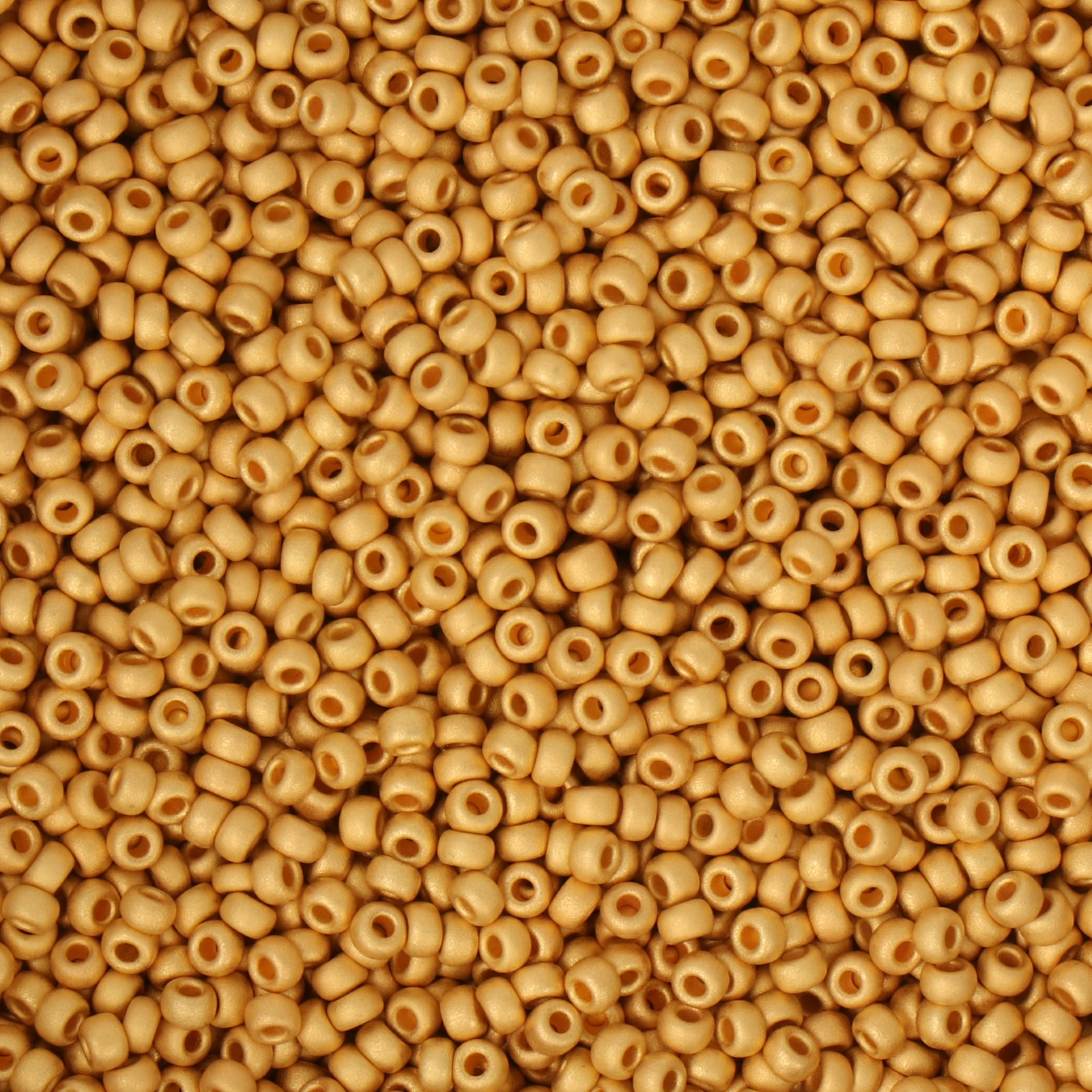 miyuki rocailles 11/0 - matte 24k gold plated (191f) | 5gr