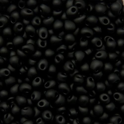 drops miyuki 3,4mm matte black | 10gr