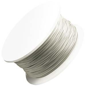 silver artistic wire - diameter 0,64mm - 7,3mt spool | 1pc