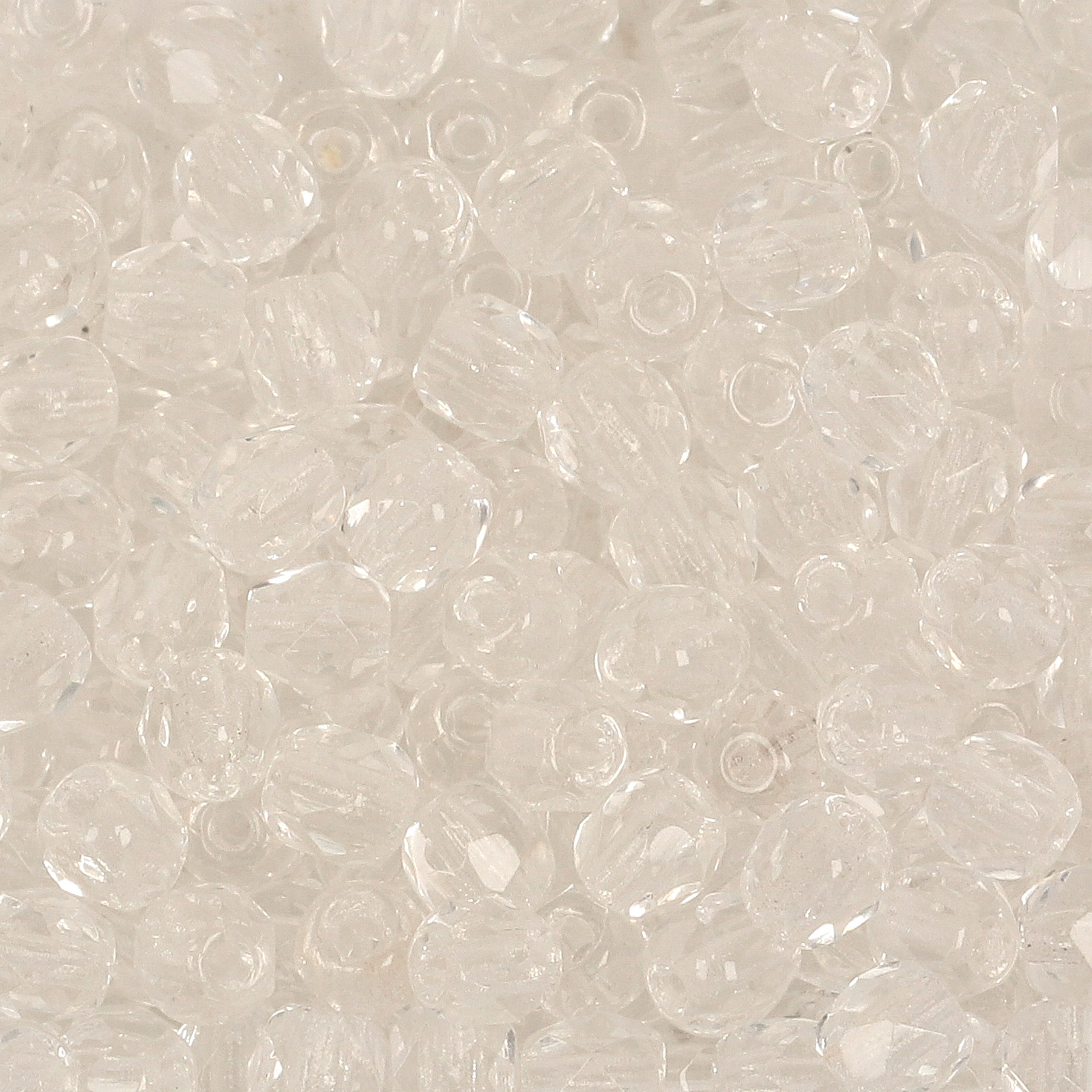 czech fire-polished round beads crystal 3mm | 50pc