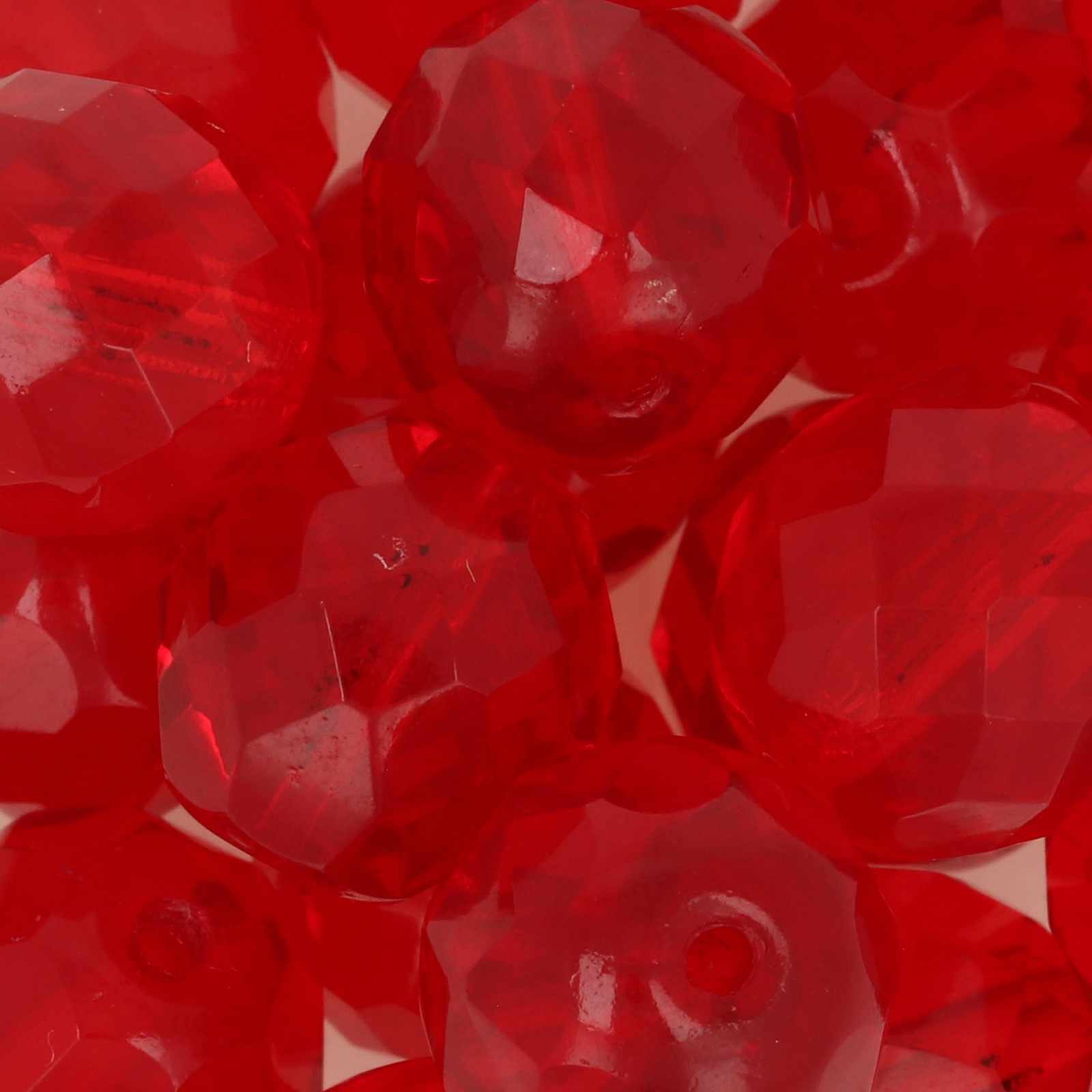 böhmische glasschliffperlen siam ruby 12mm | 5st