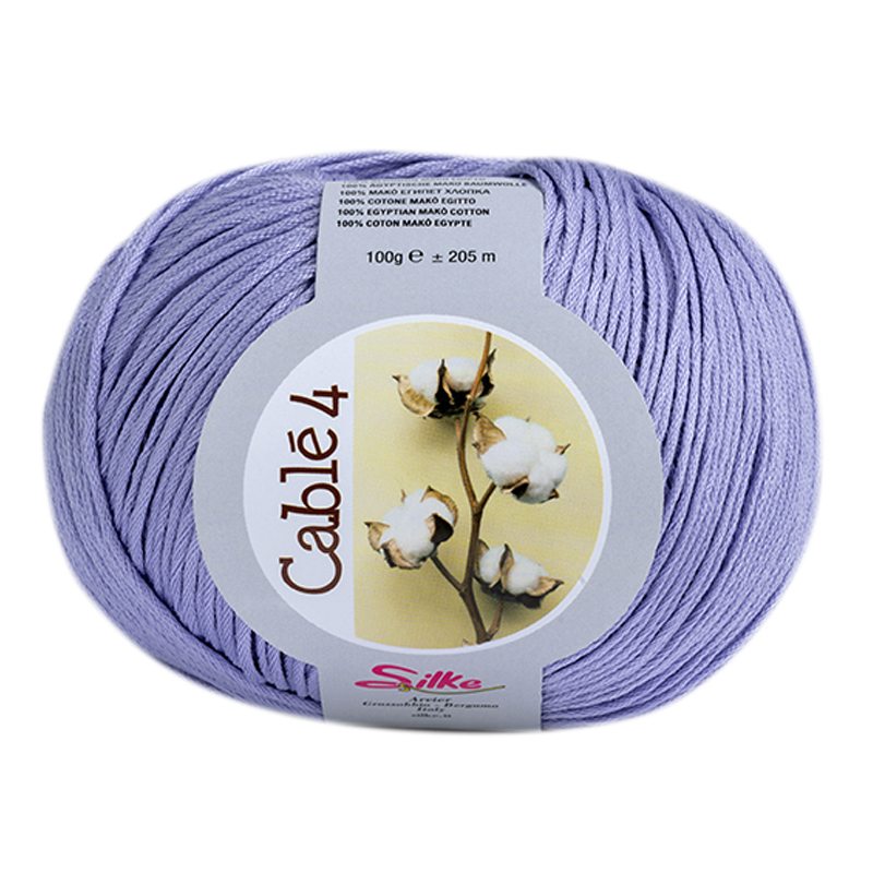 silke cablé 4 - lillac (339) -100gr (205mt) | 1pc