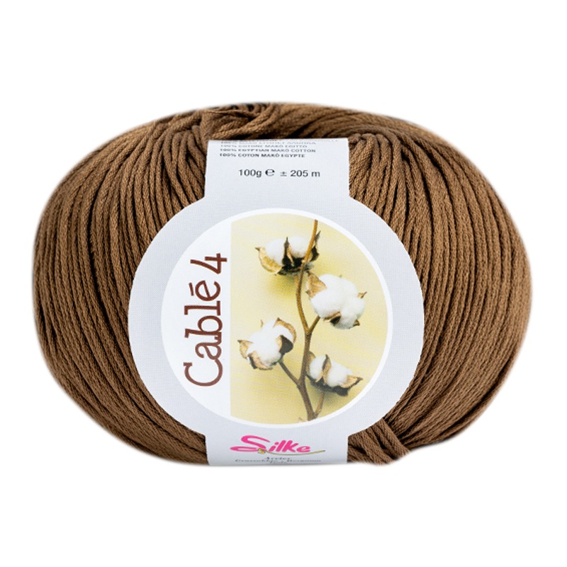 silke cablé 4 - haselnuss (803) -100gr (205mt) | 1st