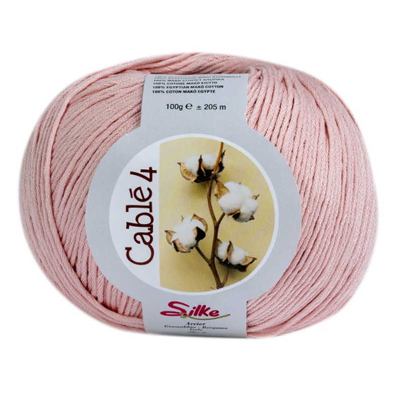 silke cablé 4 - rosa (9320) -100gr (205mt) | 1st