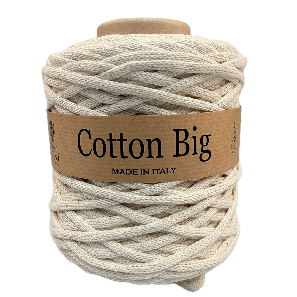borgo de' pazzi cotton big - cream (615) - 500gr (140mt) | 1pc