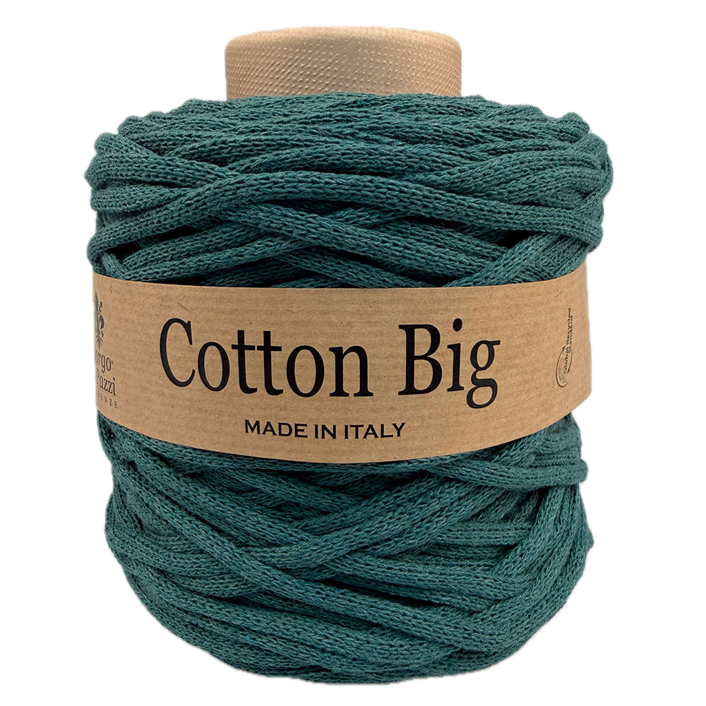 borgo de' pazzi cotton big - teal (905) - 500gr (140mt) | 1pc