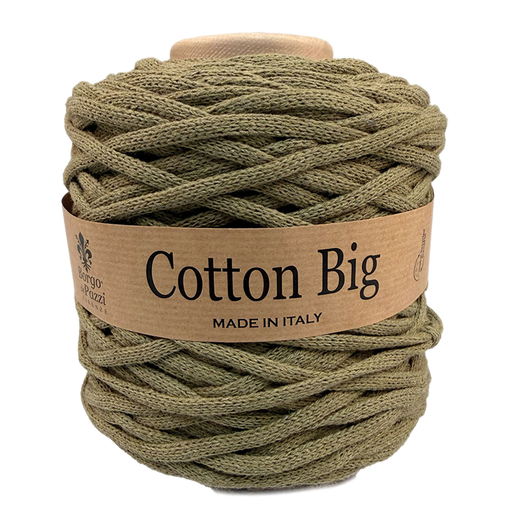 borgo de' pazzi cotton big - sage green (906) - 500gr (140mt) | 1pc