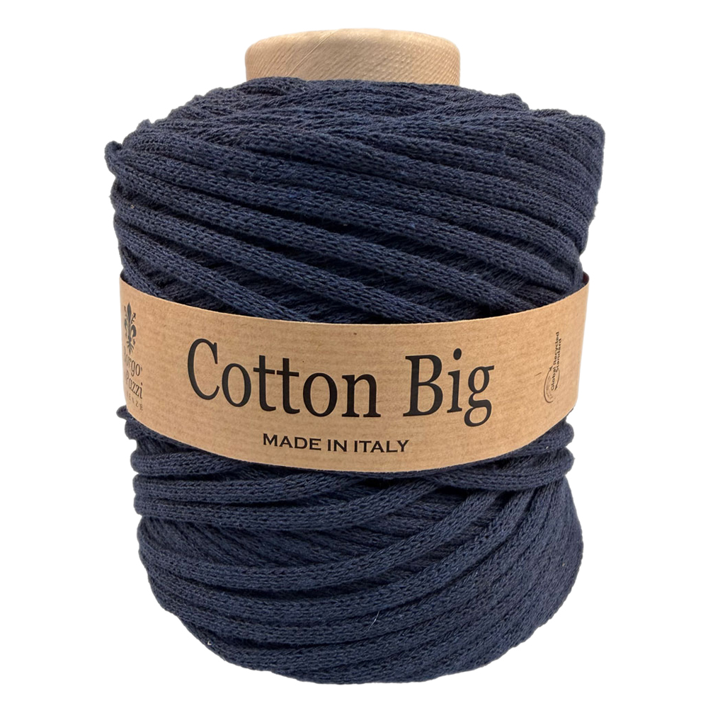 borgo de' pazzi cotton big - navy (914) - 500gr (140mt) | 1pc