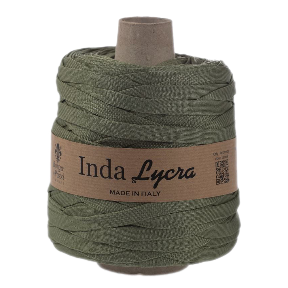 borgo de' pazzi inda lycra - sage green (36) - 500gr (110mt) | 1pc