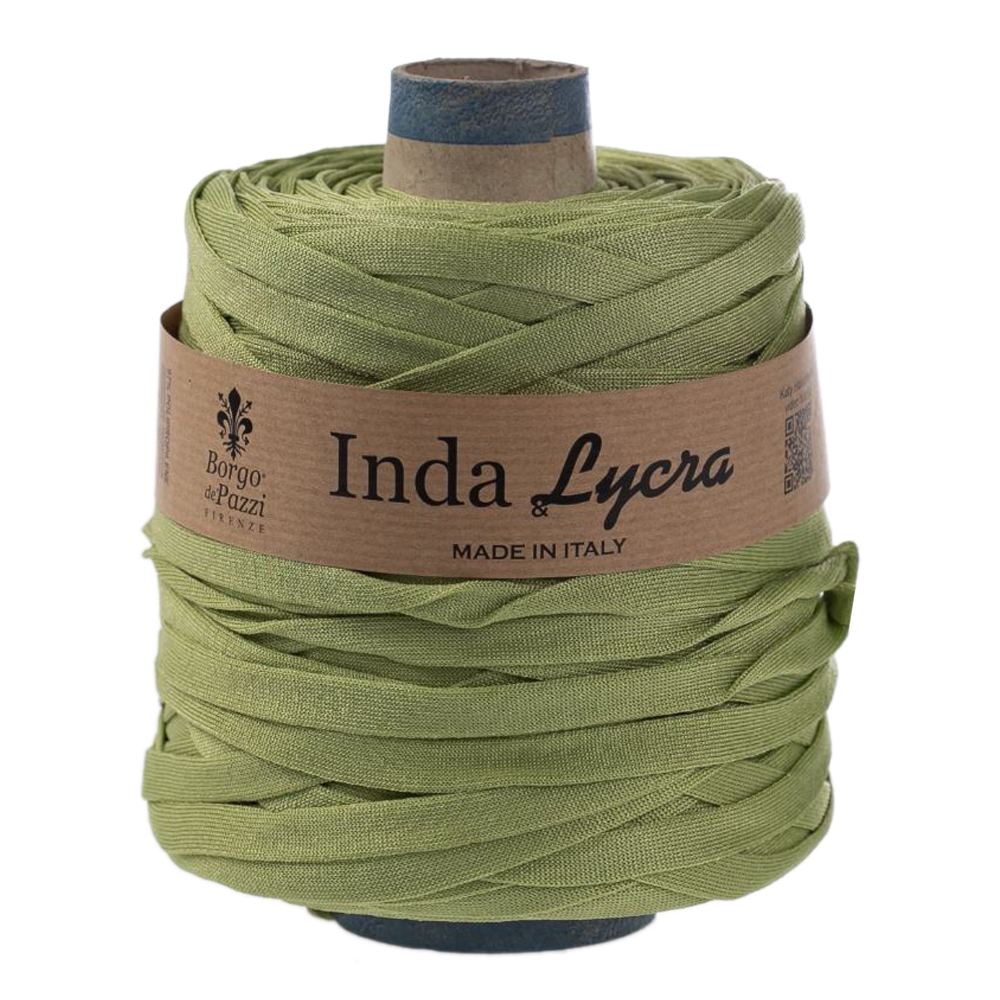 borgo de' pazzi inda lycra - lime (21) - 500gr (110mt) | 1pc