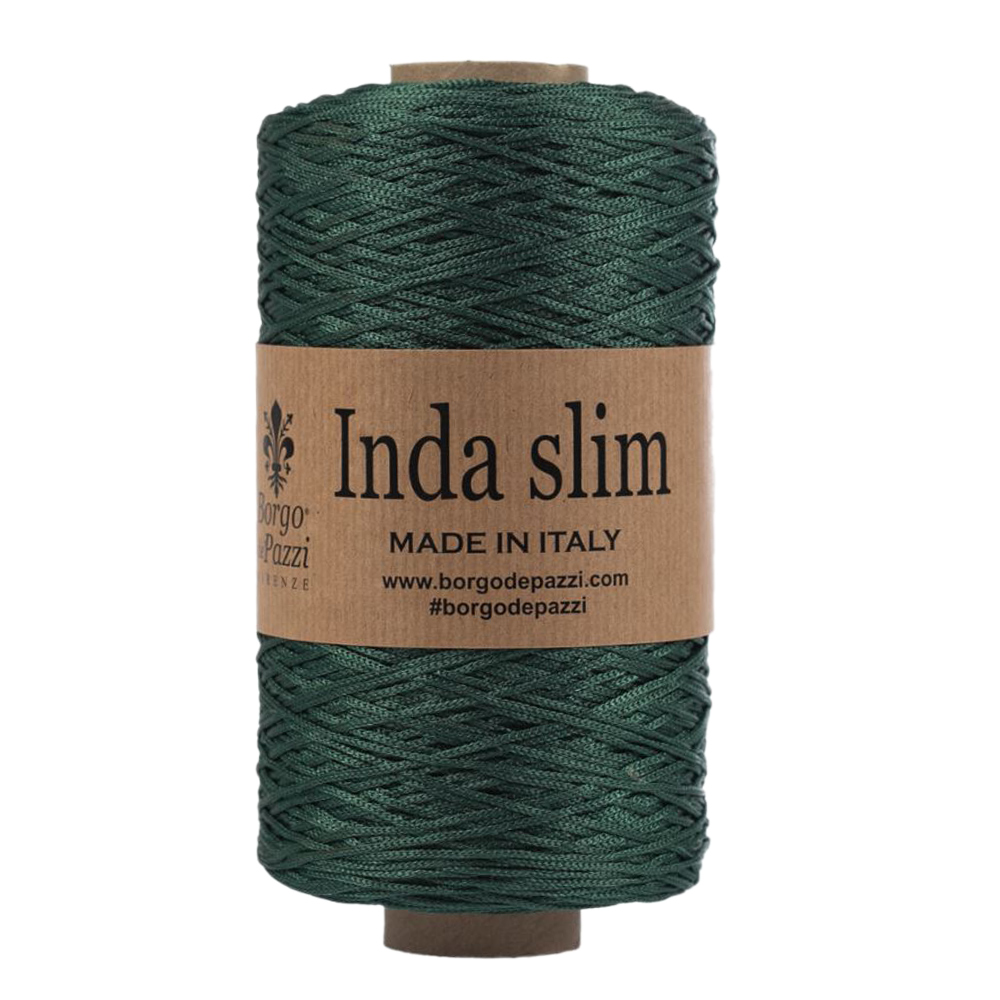 borgo de' pazzi inda slim - deep green (18) - 300gr (650mt) | 1pc