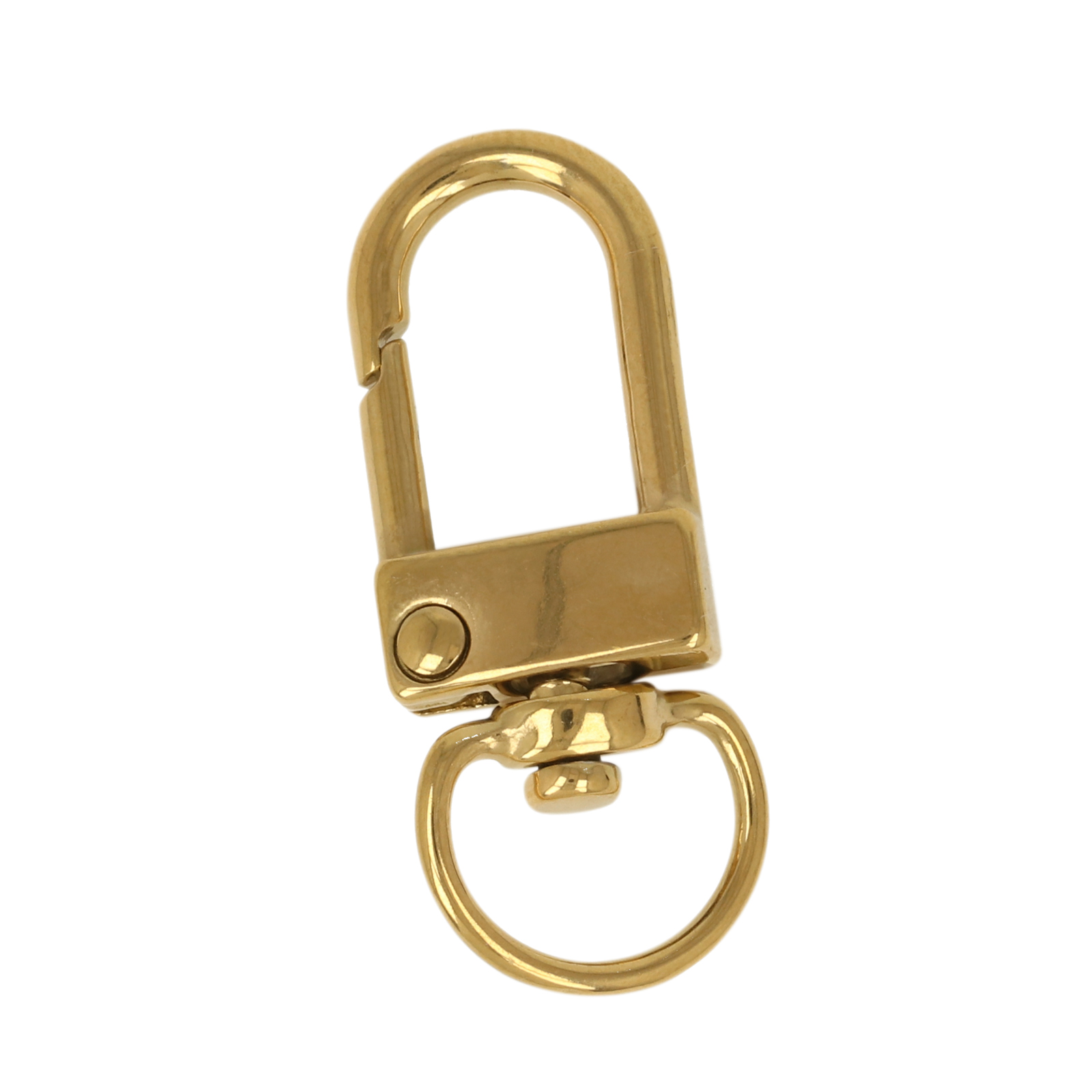 gold plated stainless steel trigger clasp 30x10mm | 1pc