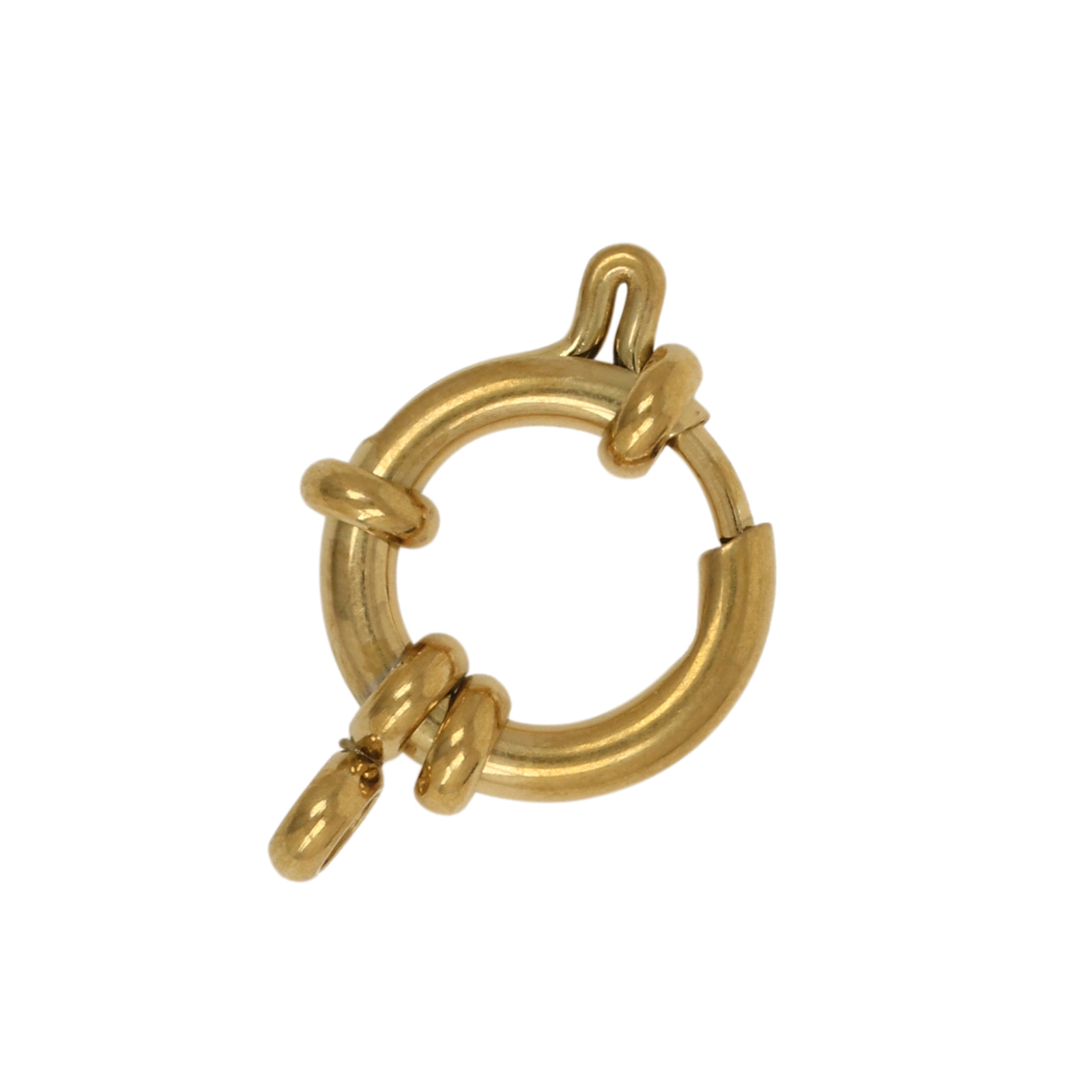 federringverschluss vergoldet edelstahl 12mm | 1st