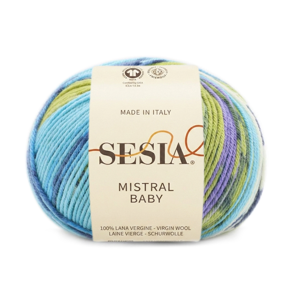 sesia mistral baby - lagoon (3443) - 50gr (175mt) | 1pc
