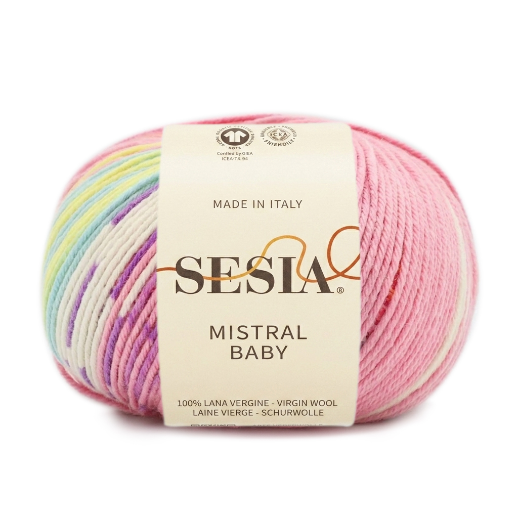sesia mistral baby - geranium pink (444) - 50gr (175mt) | 1pc