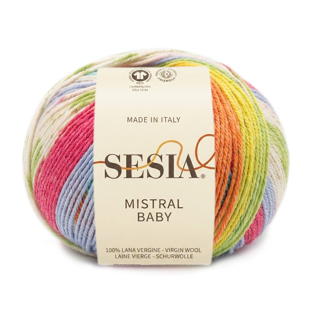 sesia mistral baby - tutti frutti (3857) - 50gr (175mt) | 1pc