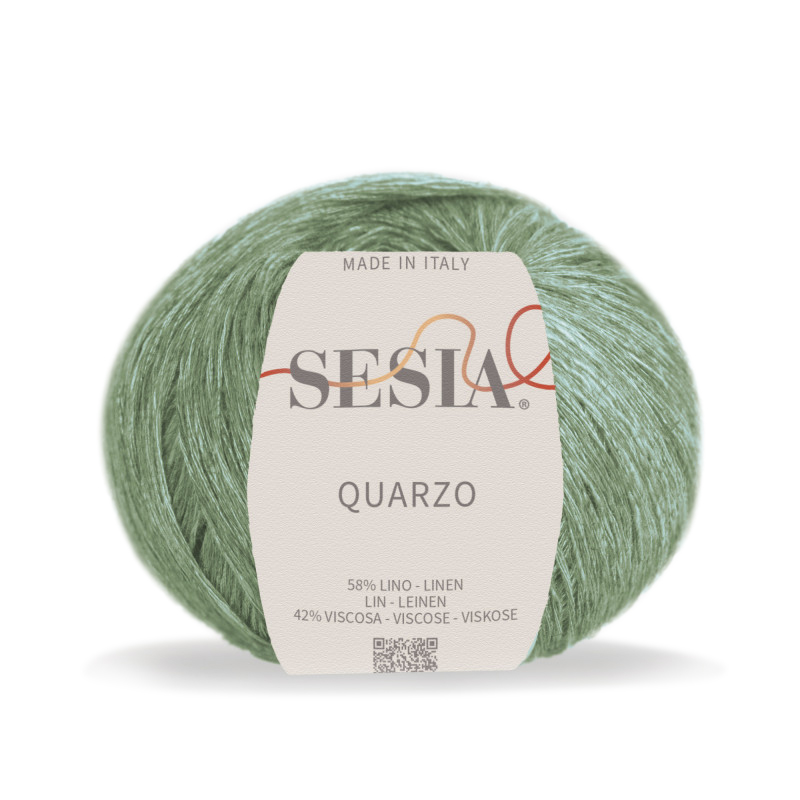 sesia quarzo - sage mélange (3332) - 50g (160mt) | 1pc