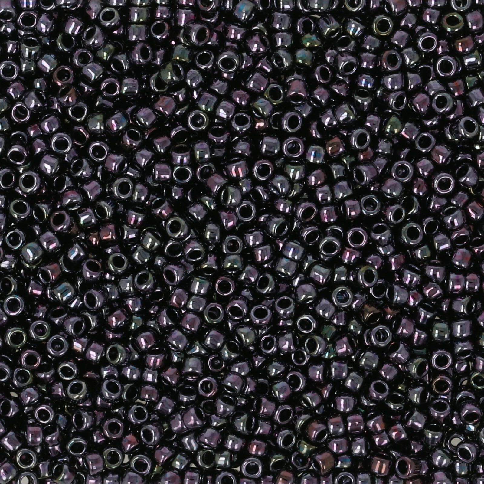 rocaille toho seed beads 15/0 - metallic amethyst gun metal (90) | 10gr