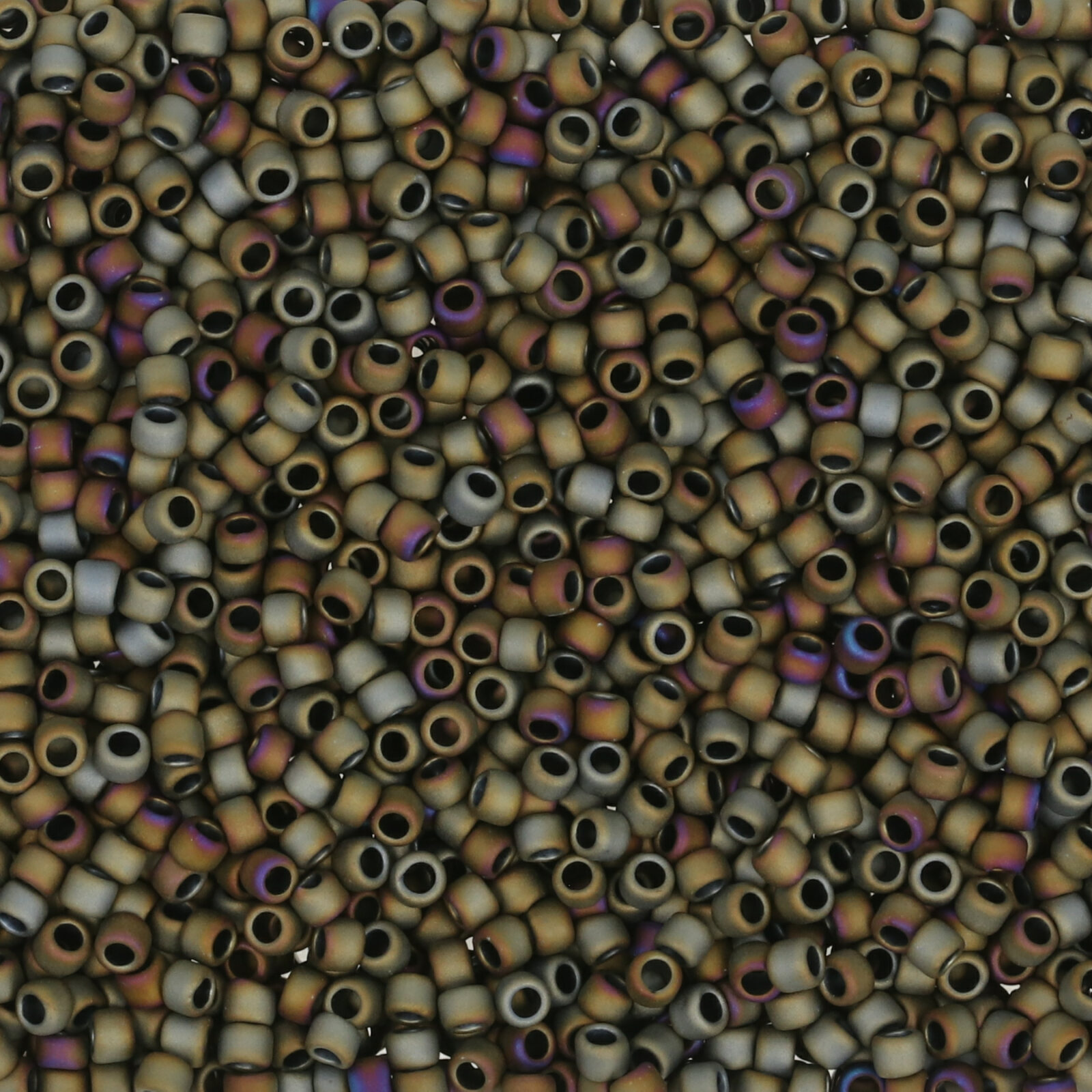 rocaille toho seed beads 15/0 - matte-color iris brown (614) | 10gr